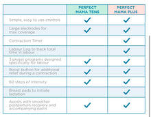 Load image into Gallery viewer, Perfect Mama Plus Tens Machine Rental for drug-free labour pain relief and lactation (Rental Product)