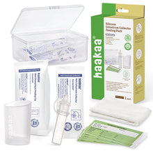 Load image into Gallery viewer, Silicone Colostrum Collector Feeding Pack with packaging on a white background