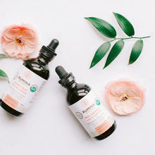 Load image into Gallery viewer, Flat lay image of two Rumina Naturals products, Goat's Rue and Milk Aplenty