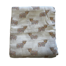 Load image into Gallery viewer, Baby Coo Large Multipurpose Muslin Swaddle Blanket