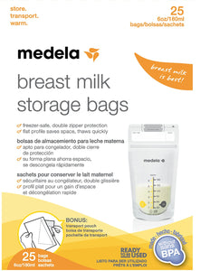 Breast Milk Storage Bags (25 bags)