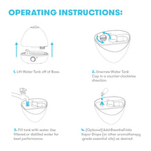 Load image into Gallery viewer, BreatheFrida 3-in-1 Humidifier Diffuser Nightlight from Frida Baby