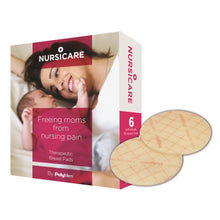 Load image into Gallery viewer, Nursicare - Therapeutic Breast Pads for Wounded, Cracked, Painful Nipples. Pack of 6.