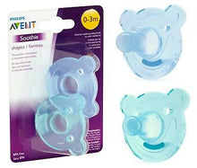 Load image into Gallery viewer, Phillips Avent Soothie Pacifier (0-3 months) 2 pack