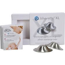 Load image into Gallery viewer, Silverette - Silver Nipple Nursing Cups - XL Size