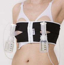 Load image into Gallery viewer, PumpEase - Hands free pumping bra - Tuxedo