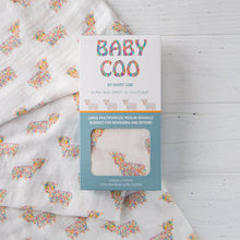 Load image into Gallery viewer, Baby Coo Large Multipurpose Muslin Swaddle Blanket
