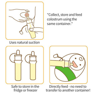 Haakaa Silicone Colostrum Collector Feeding Pack (pre-sterilised) - 6pcs