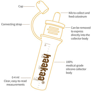 Haakaa Silicone Colostrum Collector Feeding Pack (pre-sterilised) - 6pcs