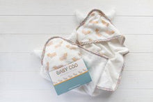 Load image into Gallery viewer, Baby Coo from Hairy Coo Baby Hooded Towel
