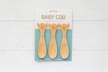 Load image into Gallery viewer, Baby Coo Natural Bamboo Spoons from Hairy Coo
