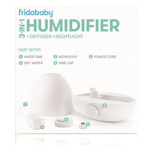 BreatheFrida 3-in-1 Humidifier Diffuser Nightlight from Frida Baby