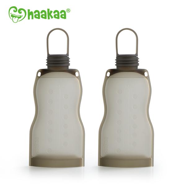 Haakaa Silicone Reusable Milk Storage Bag 2PK